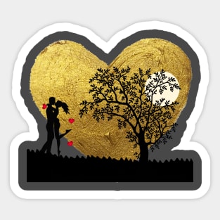 Couple In Love Sticker